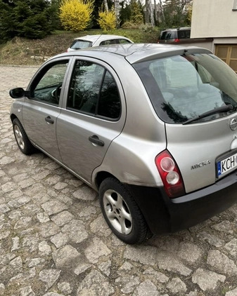 Nissan Micra cena 4000 przebieg: 195000, rok produkcji 2004 z Trzebinia małe 67